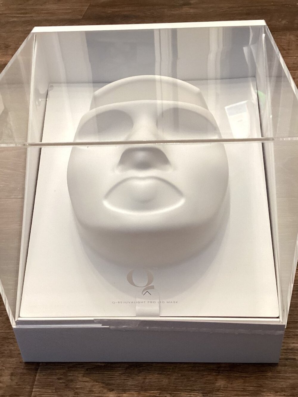 QURE Facemask BOX ONLY, with Instruction Manual LED Face Mask Packaging NO MASK